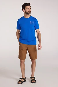 Adventure Begins Cotton Mens T-Shirt