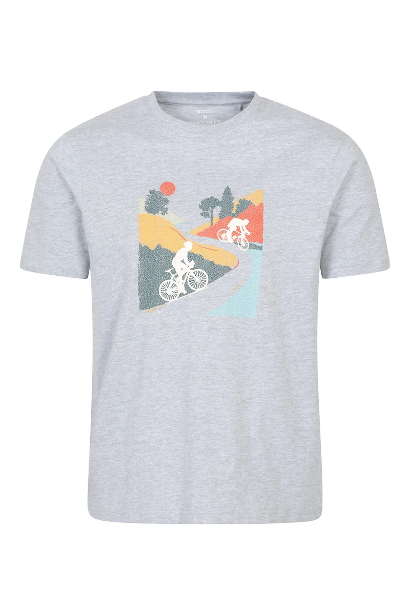 Bike Cotton Mens T-Shirt
