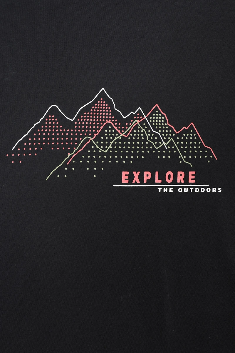 Tech Mountains Mens T-Shirt