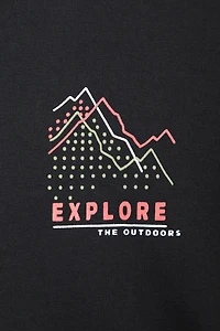 Tech Mountains Mens T-Shirt