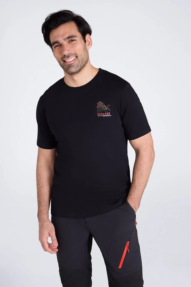 Tech Mountains Mens T-Shirt