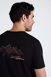 Tech Mountains Mens T-Shirt