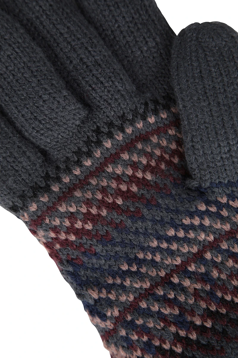 Thinsulate Mens Fairisle Gloves