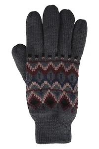 Thinsulate Mens Fairisle Gloves