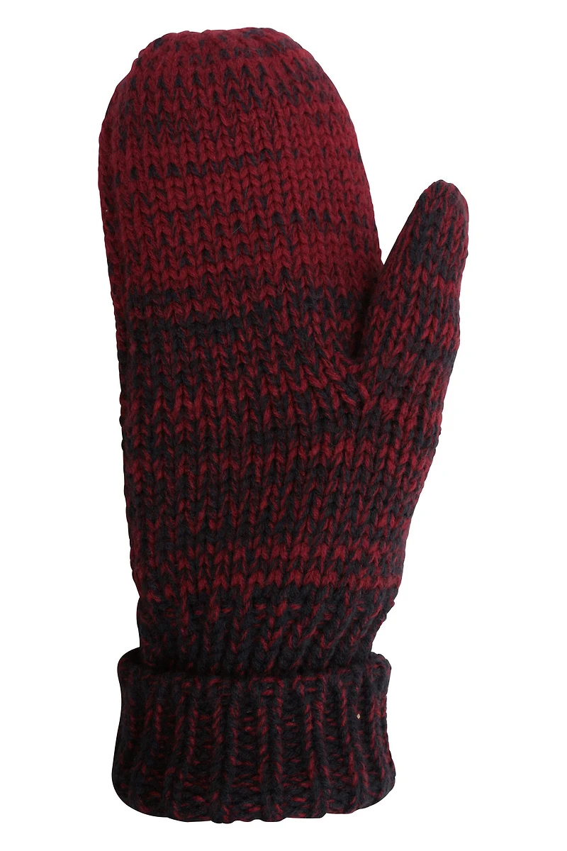Womens Ombre Knit Mittens