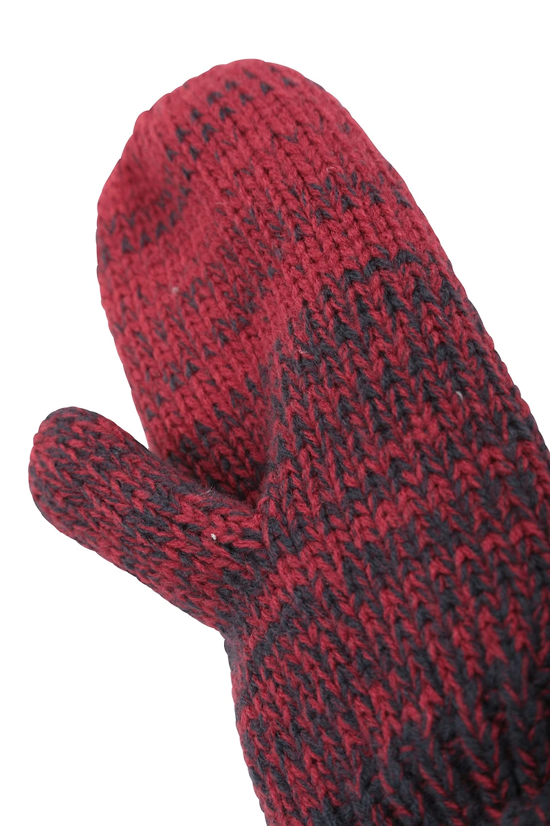 Womens Ombre Knit Mittens