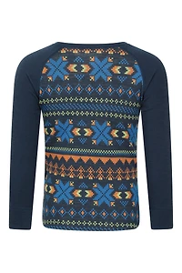 Jacquard Kids Merino Base Layer Set