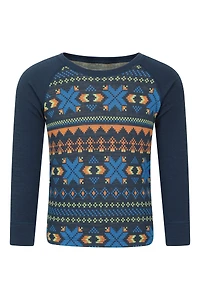 Jacquard Kids Merino Base Layer Set