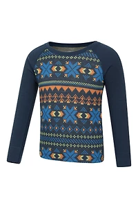 Jacquard Kids Merino Base Layer Set