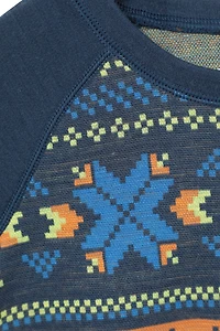 Jacquard Kids Merino Base Layer Set