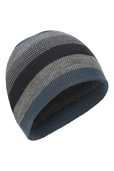 Striped Mens Beanie 2-Pack