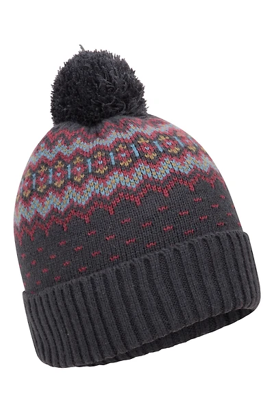 Winterburn Fairisle Pom Pom Beanie