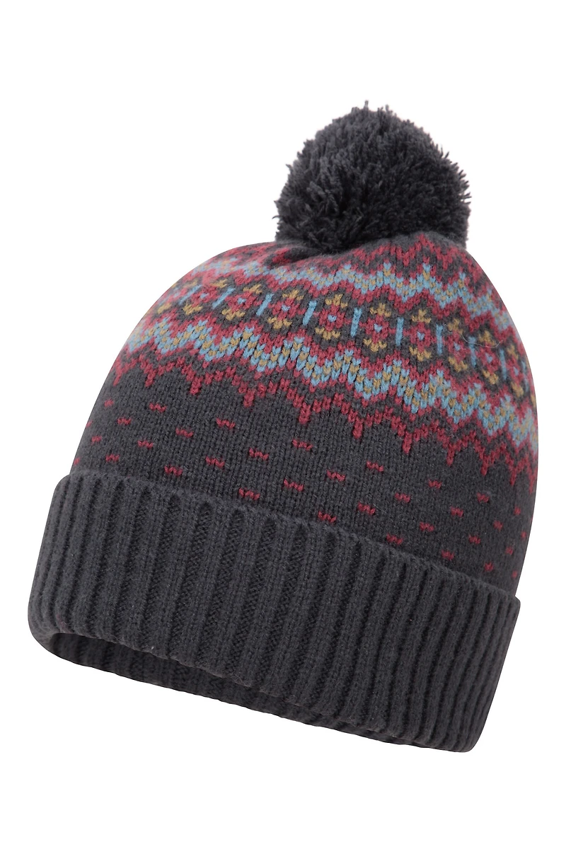 Winterburn Fairisle Pom Pom Beanie