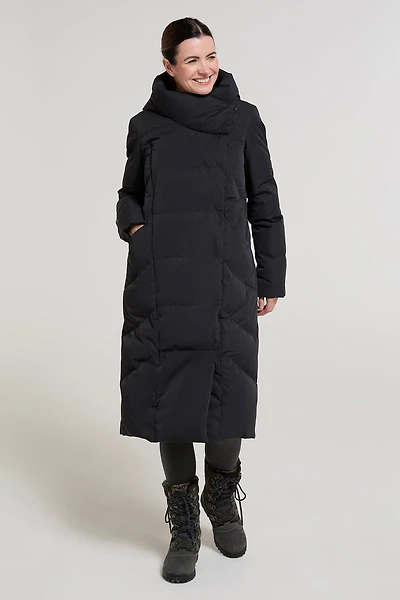 Cozy Wrap Extreme Womens Extra Long Down Jacket