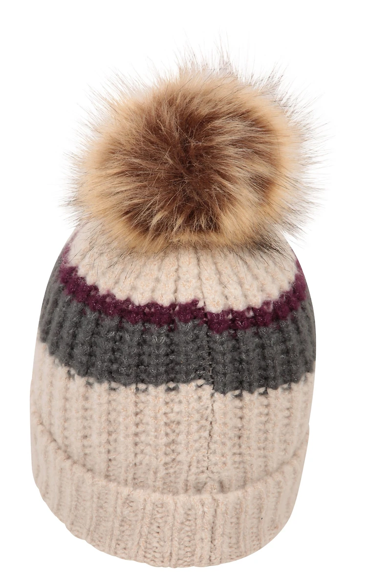 Womens Colour Block Beanie