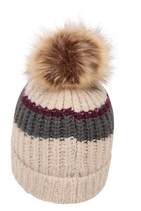 Womens Colour Block Beanie