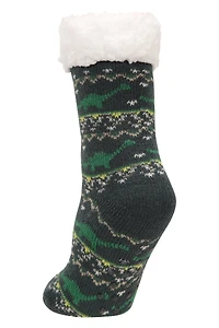 Kids Dino Slipper Socks