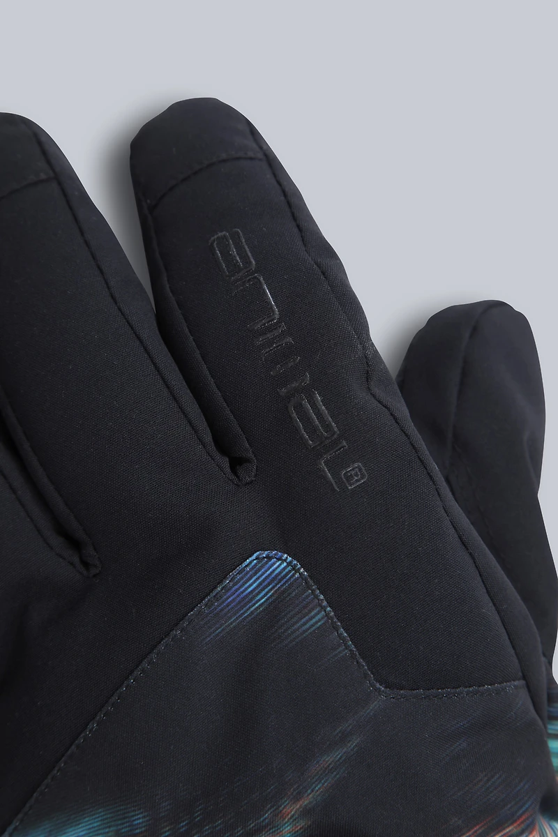 Iced Mens Snow Gloves