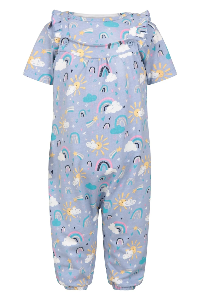 Baby Frill Overall Set
