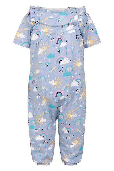 Baby Frill Overall Set