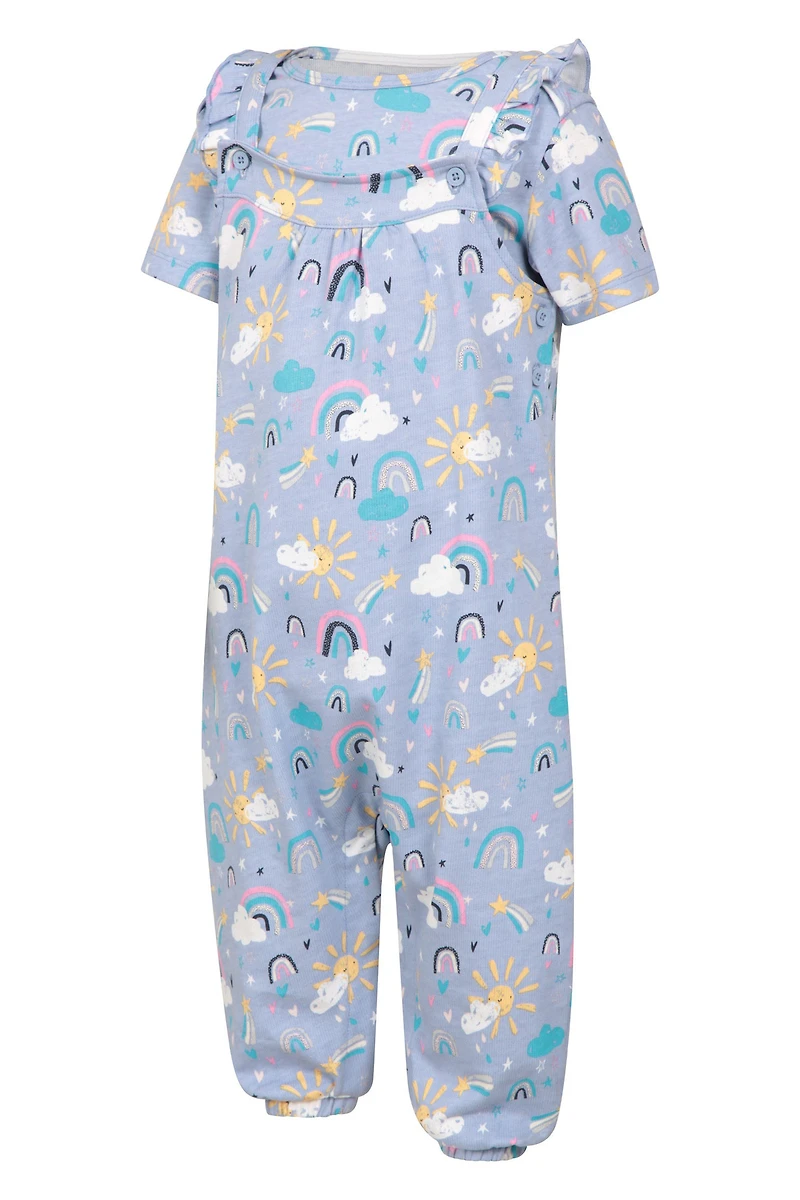 Baby Frill Overall Set