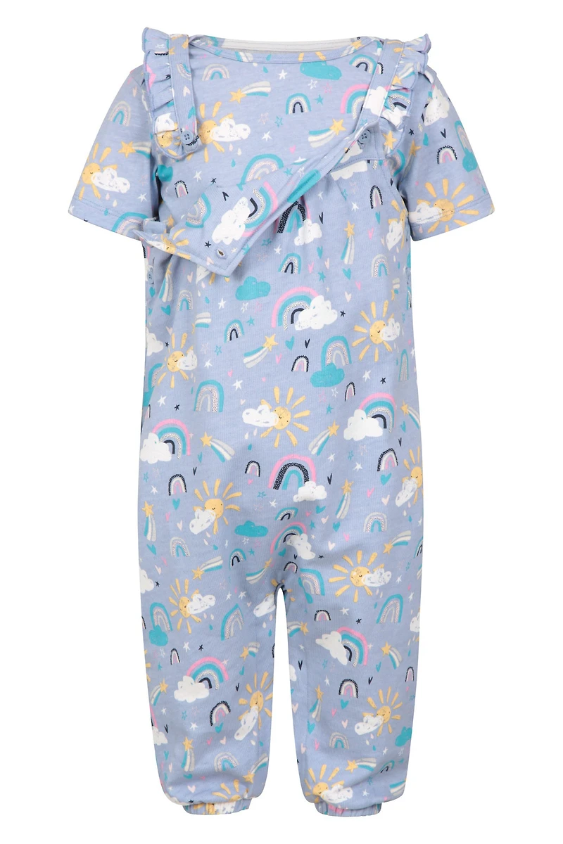 Baby Frill Overall Set
