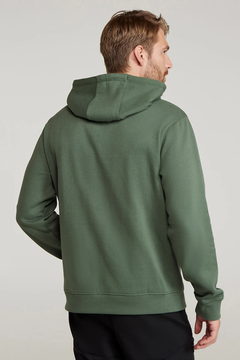 Mountain Grid Mens Hoodie