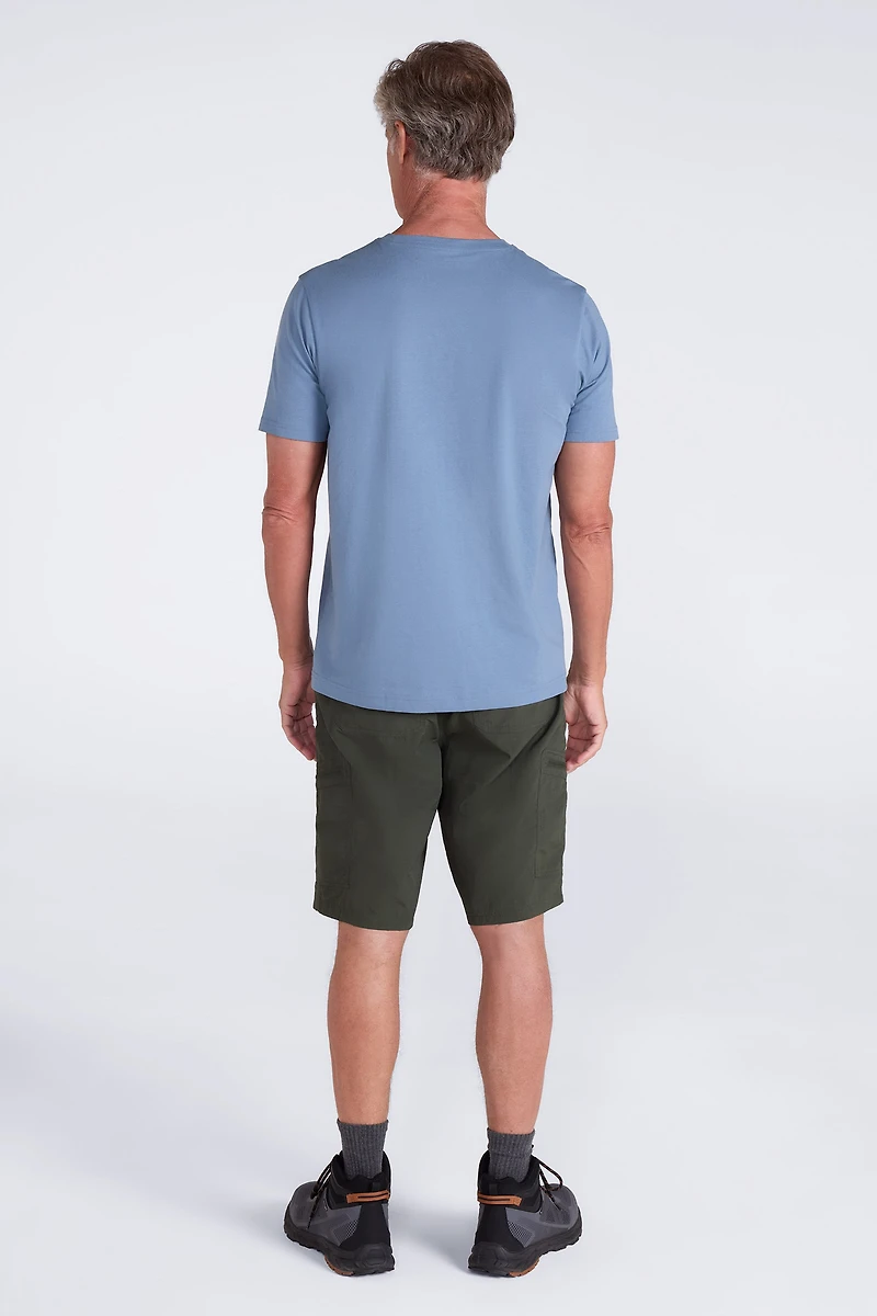 Linear Mountain Mens T-Shirt