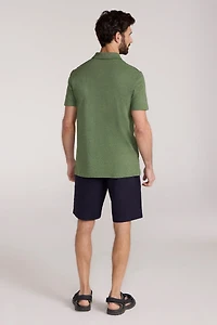 Cordyline Textured Mens Polo