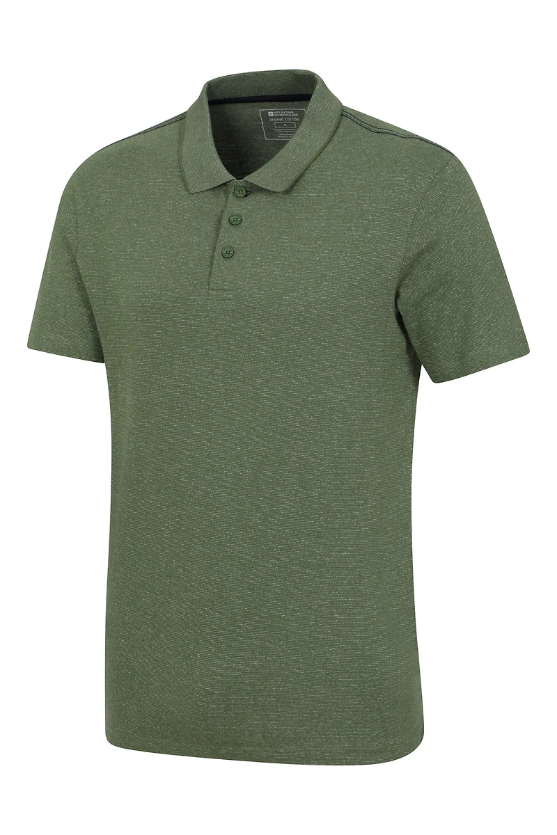 Cordyline Textured Mens Polo