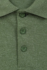 Cordyline Textured Mens Polo