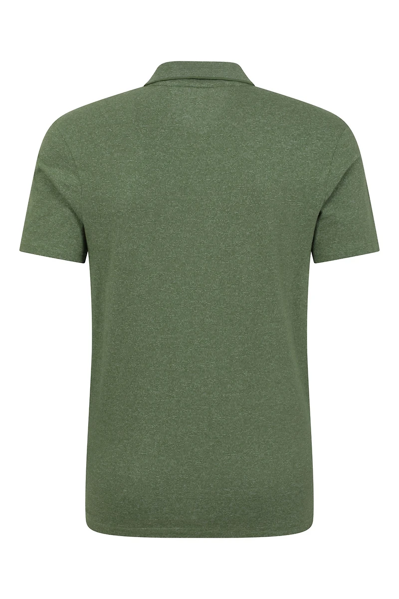 Cordyline Textured Mens Polo