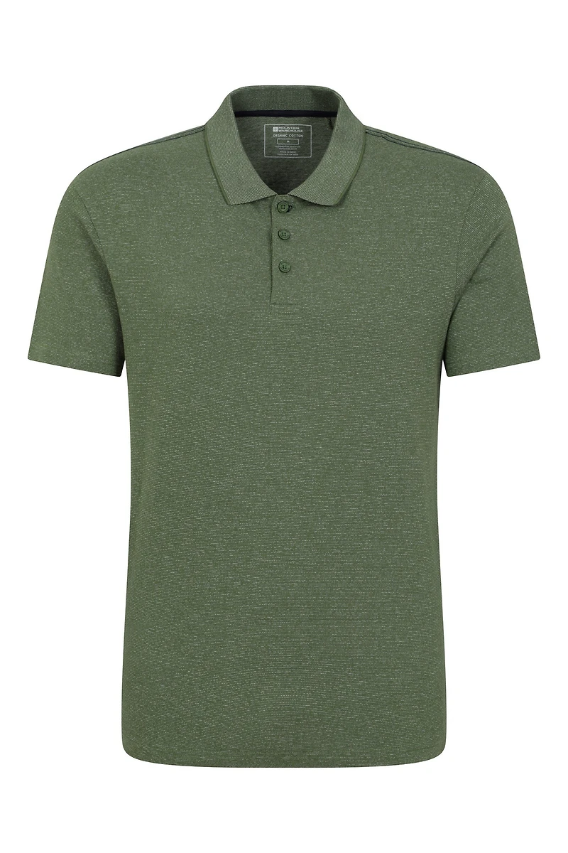 Cordyline Textured Mens Polo