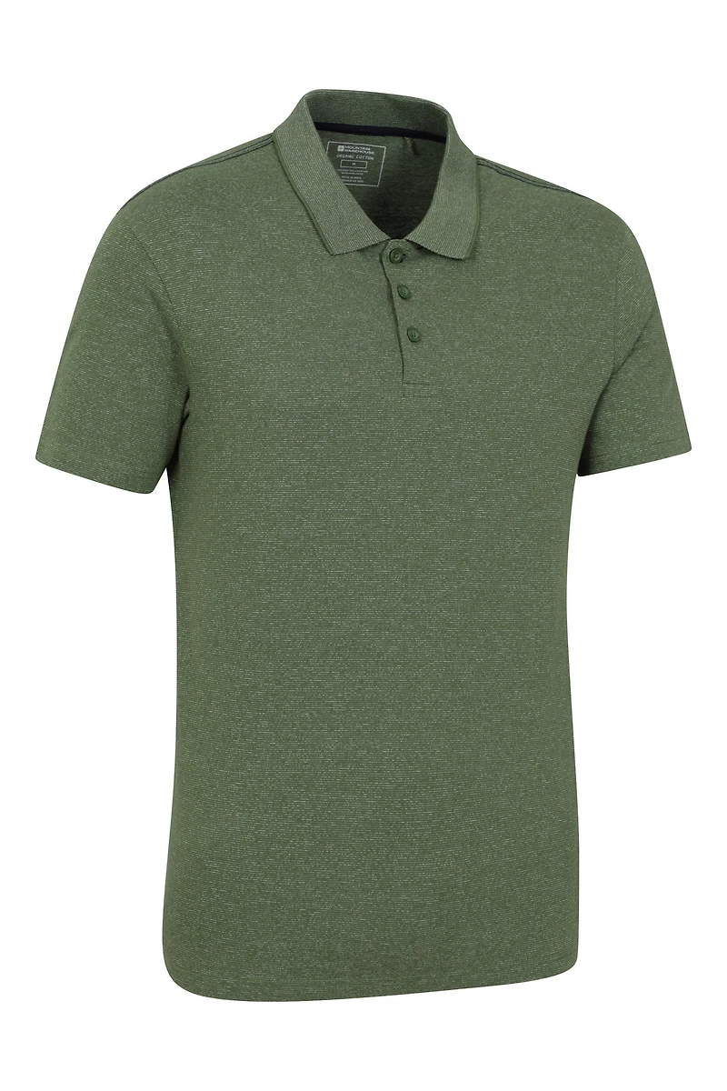 Cordyline Textured Mens Polo