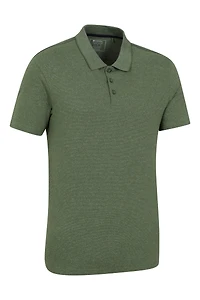 Cordyline Textured Mens Polo
