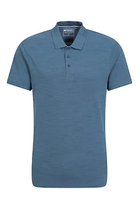 Dawnay Pique Slub Textured Mens Polo Shirt
