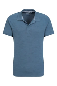 Dawnay Pique Slub Textured Mens Polo Shirt