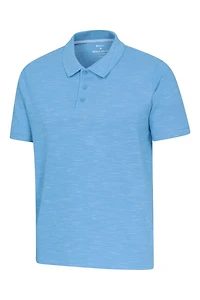 Dawnay Pique Slub Textured Mens Polo Shirt