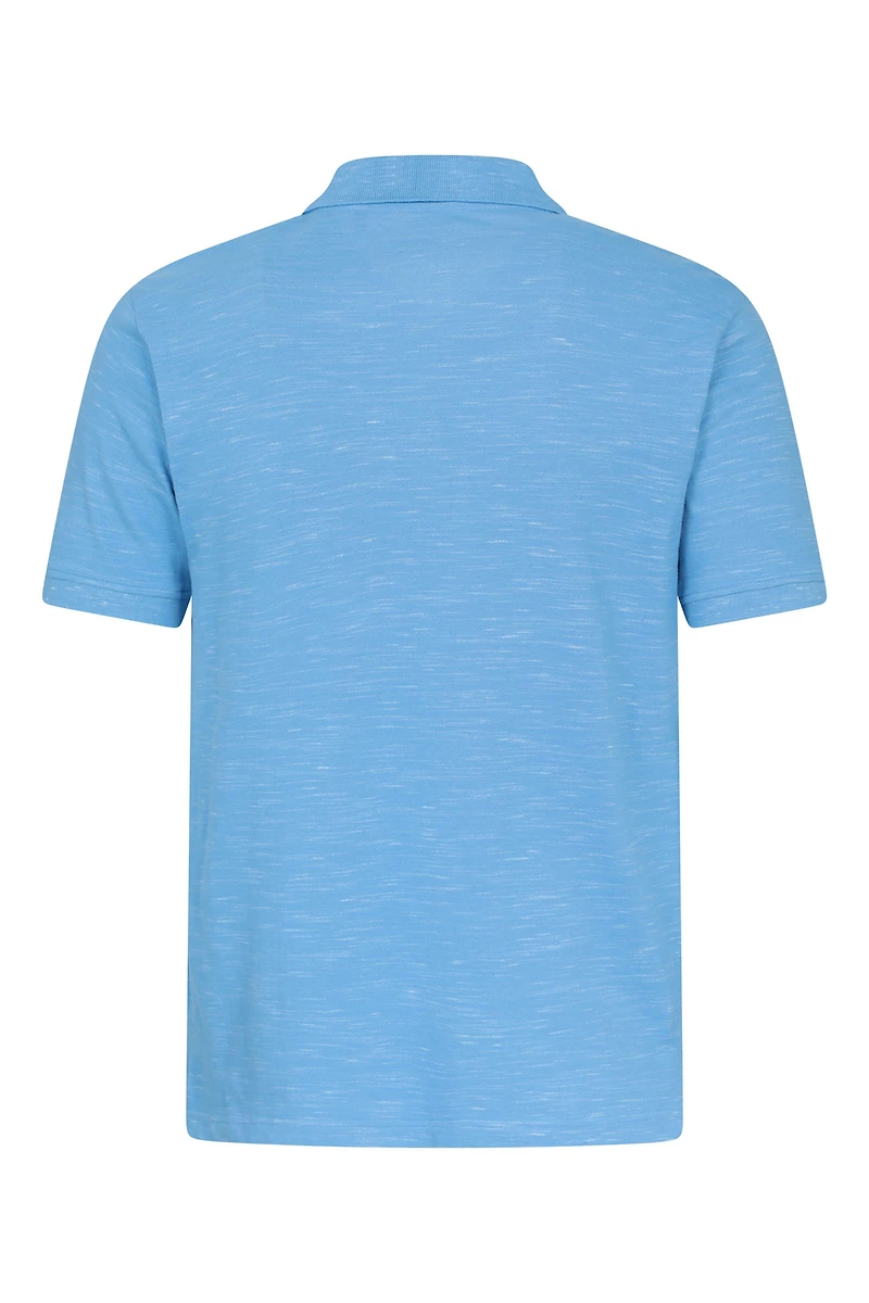 Dawnay Pique Slub Textured Mens Polo Shirt