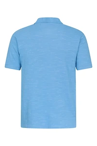 Dawnay Pique Slub Textured Mens Polo Shirt