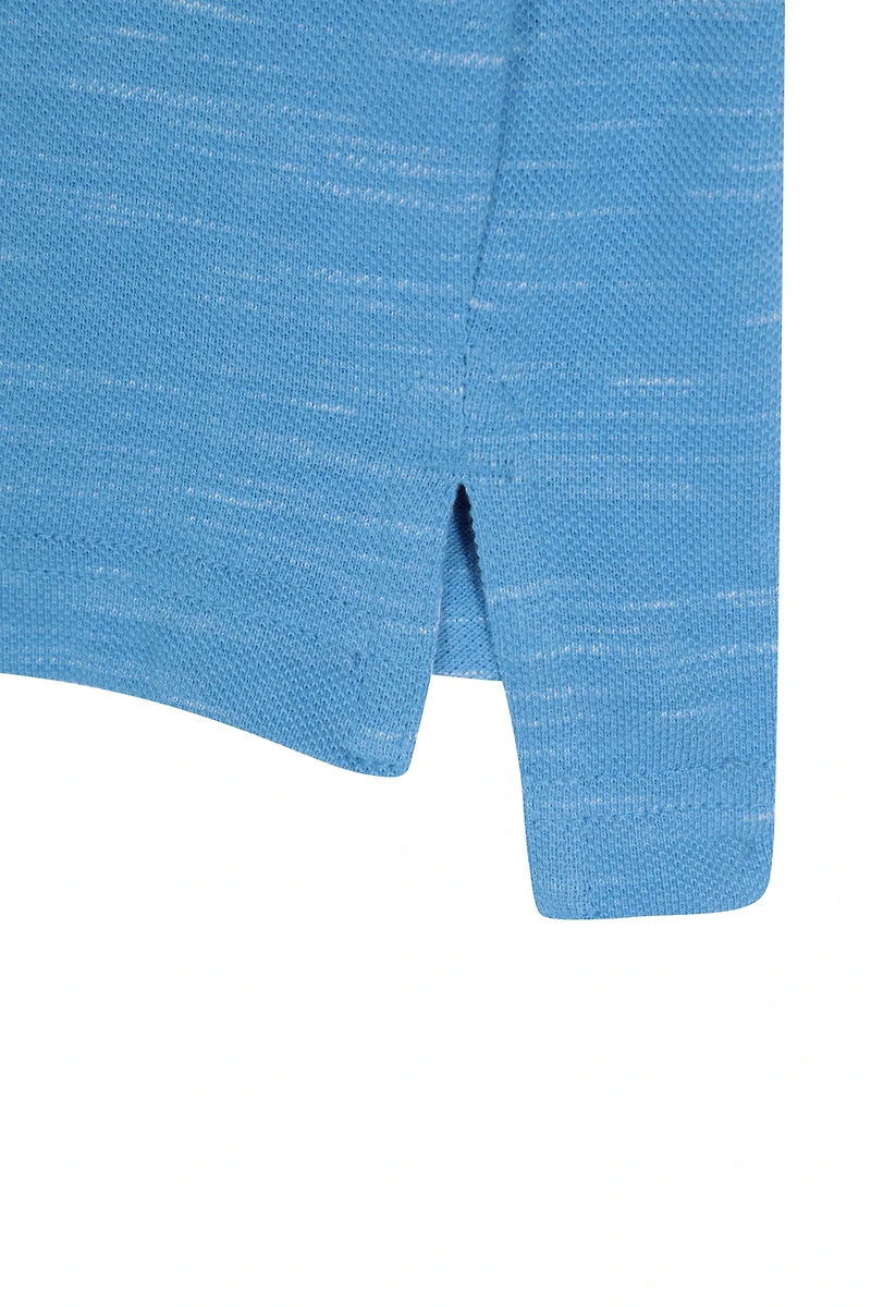 Dawnay Pique Slub Textured Mens Polo Shirt
