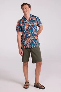 Beach Mens Short Sleeve Shirt