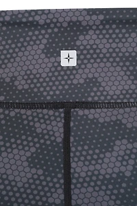 Motion Mesh Womens Patterned Leggings