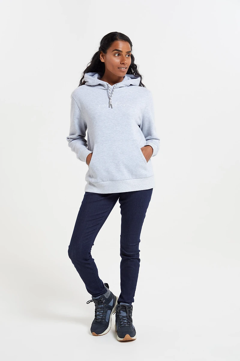 Wander Womens Embroidered Hoodie