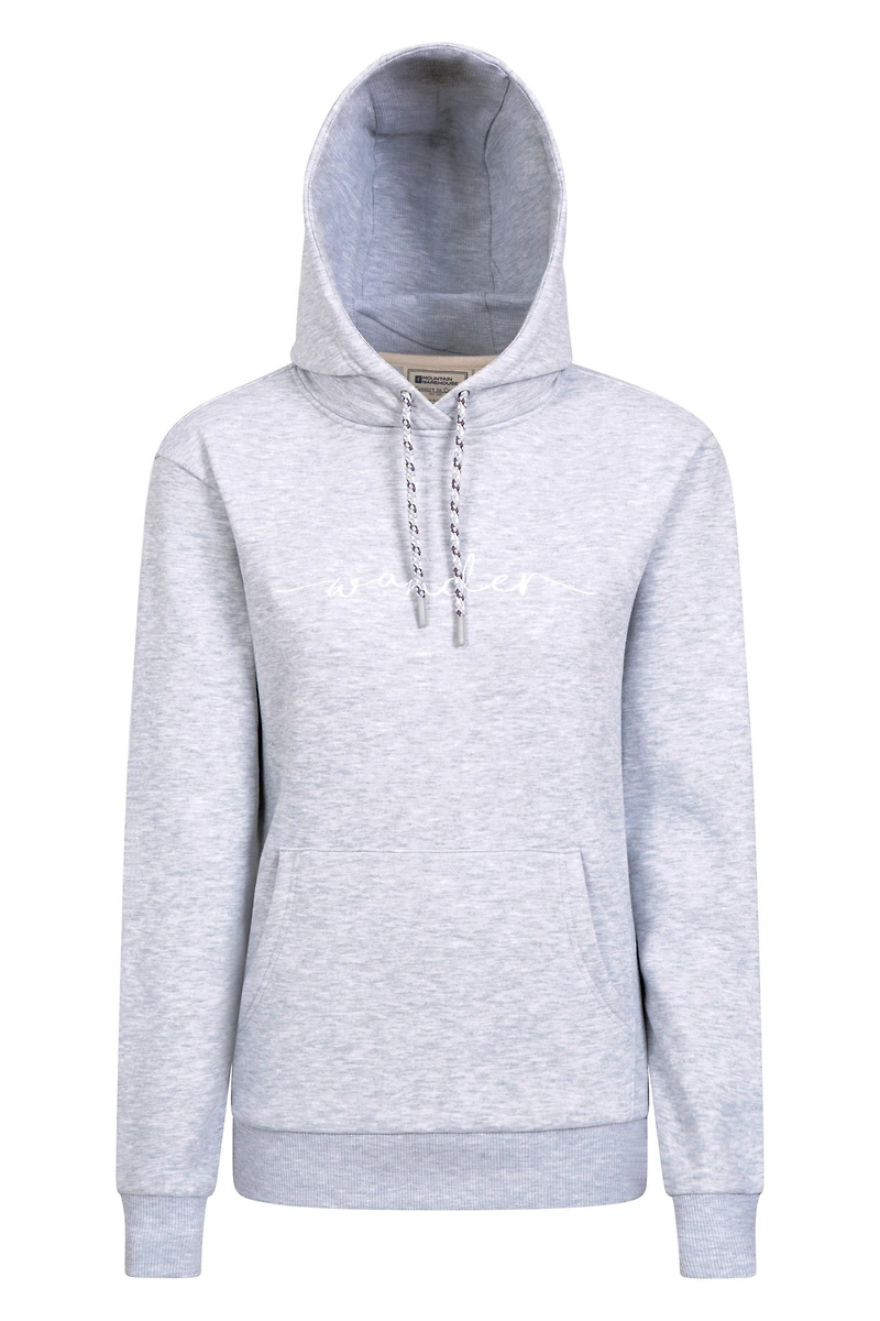 Wander Womens Embroidered Hoodie