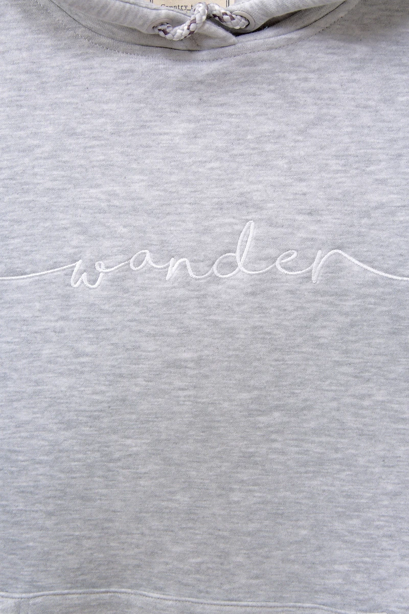 Wander Womens Embroidered Hoodie