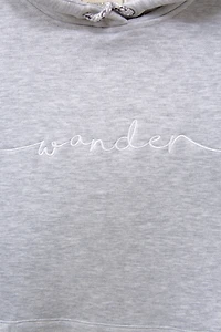 Wander Womens Embroidered Hoodie