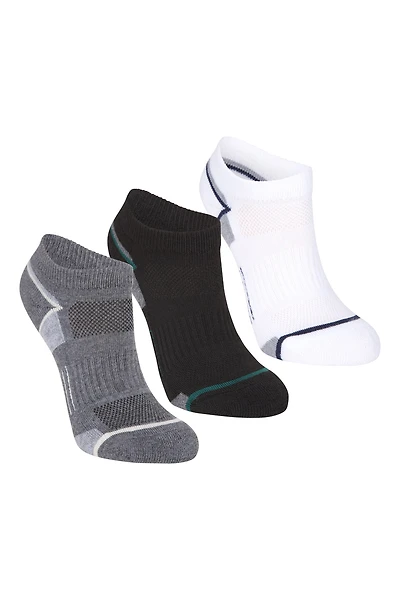 Kids IsoCool Sneaker Length Socks 3-Pack