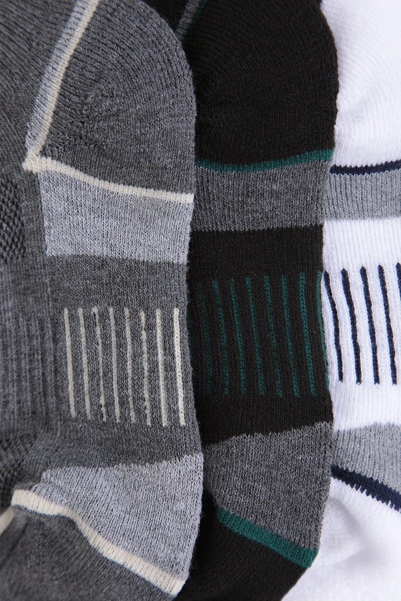 Kids IsoCool Sneaker Length Socks 3-Pack