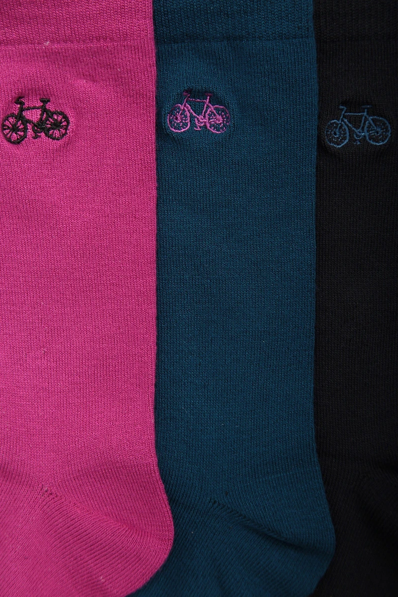 Bike Womens Bamboo Socks Multipack